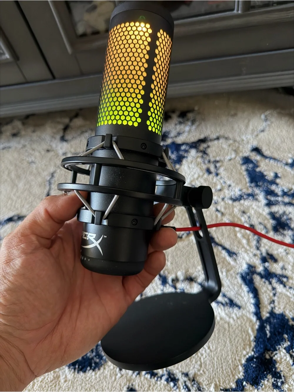 HyperX QuadCast S RGB USB Condenser Microphone - Great Condition
